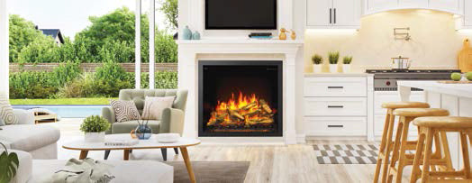 Elevation Electric Built-in Electric Fireplace