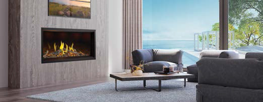 Tall Linear Vector with Luminous Logs Series